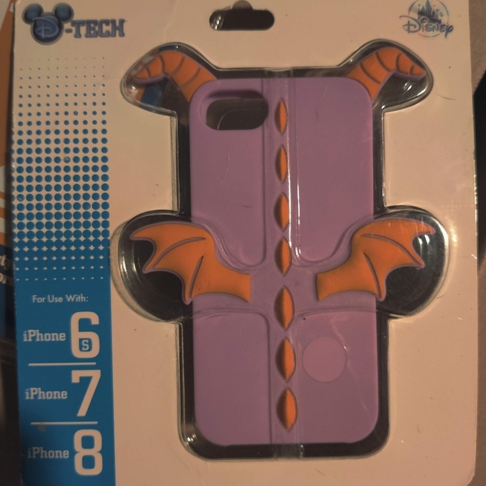 Disney Purple and Orange Dragon Wing Phone Case